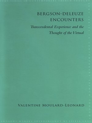 cover image of Bergson-Deleuze Encounters